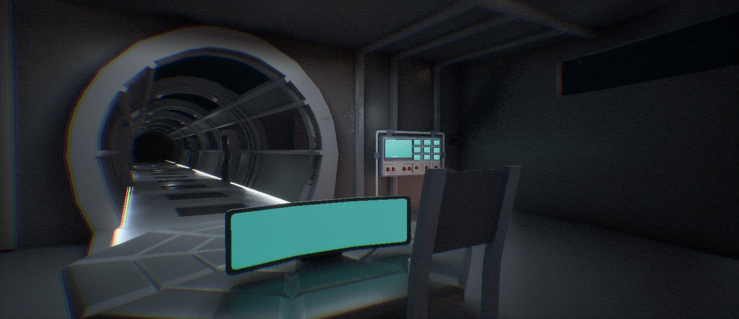 A corridor control panel